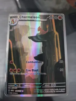 Pokemon TCG Charmeleon 169/165 Scarlet Violet-151 Illustration Rare NM - Image 1