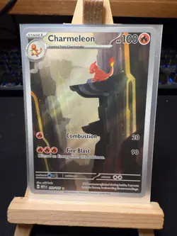 Pokemon TCG Charmeleon 169/165 – Illustration Rare – Scarlet & Violet 151 – NM - Image 1