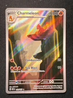 Pokemon TCG Charmeleon 169/165 – Illustration Rare – Scarlet & Violet 151 – NM - Image 2