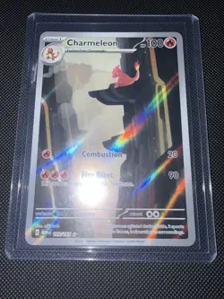 Pokemon TCG Charmeleon Scarlet & Violet-151 169/165 Holo Illustration Rare - Image 1