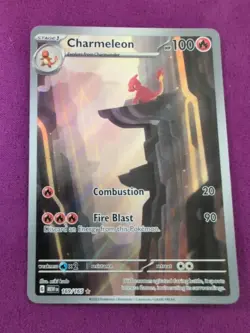 Pokemon TCG Charmeleon Scarlet & Violet-151 169/165 Holo Illustration Rare - Image 1