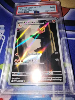 Pokemon TCG Charmeleon 169/165 Scarlet & Violet 151 Illustration Rare PSA 9! - Image 2