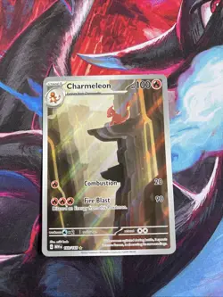 Pokemon TCG Charmeleon Scarlet Violet-151 169/165 Illustration Rare - Image 1
