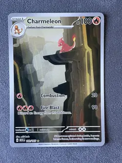 Pokemon TCG Charmeleon 169/165 151 Scarlet and Violet Illustration Rare - Image 1