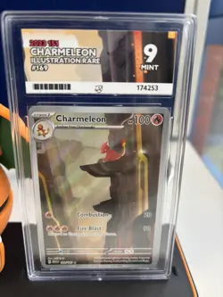 Pokemon TCG Charmeleon 169/165 Scarlet Violet-151 Illustration Rare ACE 9 - Image 1