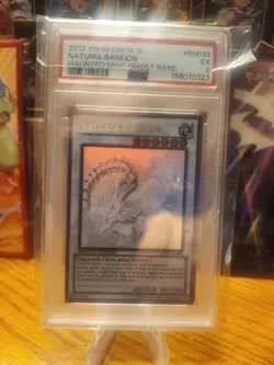YuGiOh! PSA 5 Ghost Gold Rare Naturia Barkion GLD5-EN033 Haunted Mine - Image 1