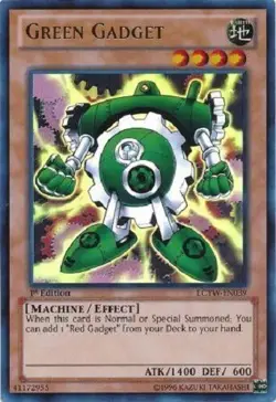 Green Gadget - LCYW-EN039 - Ultra Rare 1st Edition - Yugioh - Image 1