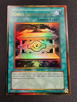 Yu-Gi-Oh! Gold Sarcophagus (NM) GLD2-EN040 Gold Series 2009 - Image 1