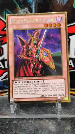BREAKER the MAGICAL Warrior YU-GI-OH 1st Edition Foil Trading Card PGLD-EN052 - Image 1