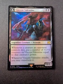 VINCENT VALENTINE // GALIAN BEAST FOIL #125 MTG Final Fantasy - Image 1