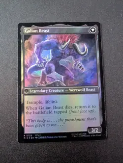VINCENT VALENTINE // GALIAN BEAST FOIL #125 MTG Final Fantasy - Image 2