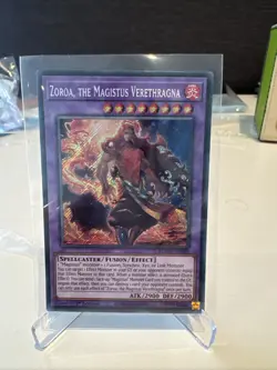 Zoroa, the Magistus Verethragna BLMM-EN045 1st ED Yu-Gi-Oh! SECRET RARE - Image 1