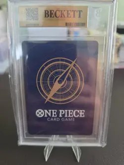 2025 One Piece - A Fist Of Divine Speed OP-11 Honesty Impact Alt Art R BGS 10 - Image 4
