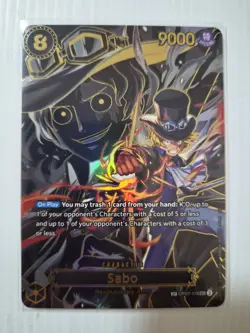 One Piece TCG Sabo OP07-118 SEC SP Alt Art - Image 1