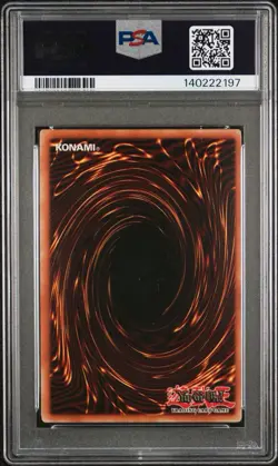2002 Yu-Gi-Oh! Thousand Dragon Metal Raiders MRD Unlimited Secret PSA 8 REVERSE - Image 2