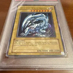 Konami Blue-Eyes White Dragon SDK-001 Holo Ultra Rare Unlimited 2002 PSA 1 - Image 3