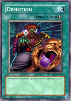 Demotion - DR1-EN084 - Common - Unlimited Edition Moderately Played Dark Revelat - Image 1