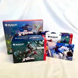 Magic The Gathering MTG Spider Man Collector Play Booster Showdown Bundle A NEW - Image 1