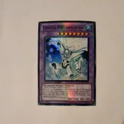 Elemental HERO Absolute Zero GENF-ENSE1 Super Rare Light Play Ltd Ed Yugioh - Image 2