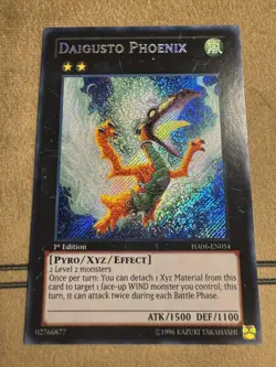 Daigusto Phoenix HA06-EN054 Hidden Arsenal 6: Omega Xyz 1st Edition LP - Image 1