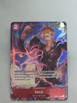 ONE PIECE Card Game Romance Dawn| Sanji OP01-013 | alt-art PRE-ERRATA | ENGLISH - Image 1