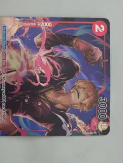 ONE PIECE Card Game Romance Dawn| Sanji OP01-013 | alt-art PRE-ERRATA | ENGLISH - Image 3