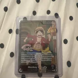Carte One Piece TCG – Monkey D. Luffy OP13-001 – Musee Grevin Paris Exclusive Pr - Image 1