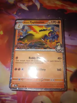Pokemon Ethan's Typhlosion Stamped Destined Rivals Build and Battle Deck -Sealed - Image 1