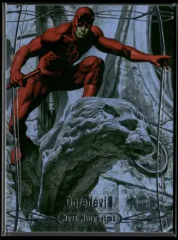 2015 Marvel Masterpieces Daredevil #78 Silver Foil /999 Serial Numbered - Image 1