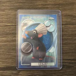 2026 Disney Topps Chrome Remy Blue Mini Diamond Refractor 58/150 Ratatouille #47 - Image 1