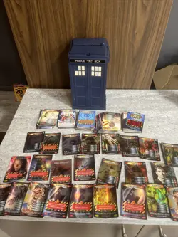 Official Doctor Who Battles in Time Tardis with 203 Cards In Total 25 Shiny - Image 1