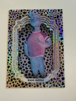2024 Topps Chrome Disney Wade Ripple Black and White 18/101 Pixar Elemental - Image 1