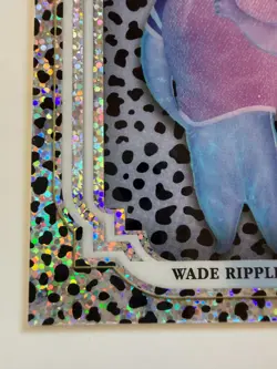 2024 Topps Chrome Disney Wade Ripple Black and White 18/101 Pixar Elemental - Image 4