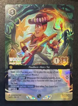 Woody Jungle Guide - Foil Promo 54/P3 Disney Lorcana Card Set Championships - Image 1