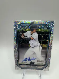 Aiva Arquette 2026 Bowman Chrome Auto Speckle Refractor /299 1st Marlins - Image 1