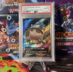 Riftbound Origins Teemo Swift Scout 263 Prize Pack Event Promo PSA 10 - Image 1