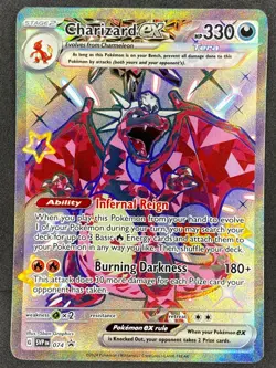 Pokemon Charizard ex SVP074 SV Black Star Promo NM - Image 1
