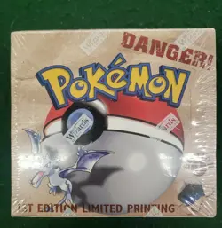 Pokemon Fossil 1st Edition Factory Sealed Rare Box English Booster Box - Image 2