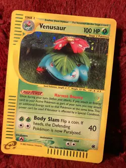Pokemon TCG Venusaur Holo 30/165 Expedition EReader Holo Rare NM 2002 - Image 2