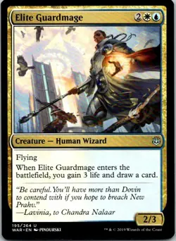 Elite Guardmage Magic The Gathering War Of The Spark Card Light Play - Image 1