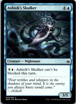 Ashiok's Skulker Magic The Gathering War Of The Spark Card Light Play X1 - Image 1