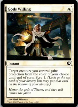 Gods Willing Magic The Gathering Theros Card Light Play X1 - Image 1