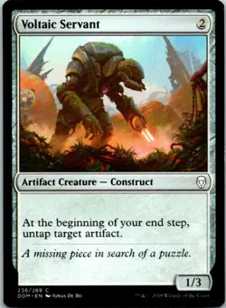 Voltaic Servant Magic The Gathering Dominaria Card Light Play X1 - Image 1