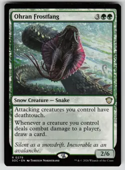 Ohran Frostfang Rare Commander: Secrets of Strixhaven 279 MTG Near Mint 2026 - Image 1