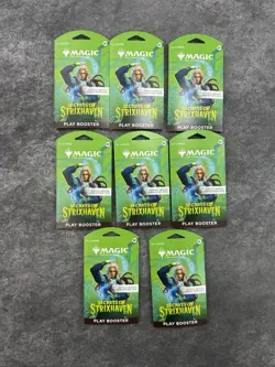 Magic The Gathering Secrets Of Strixhaven Play Boosters Lot Of 8 NEW SEALED - Image 1