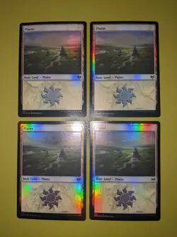 FOIL Plains #394 x4 Kaldheim 4x Magic the Gathering MTG - Image 1