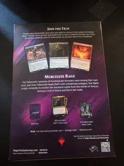 Magic the Gathering MTG Commander 2019 Merciless Rage Deck Factory Sealed - Image 2