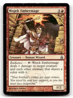Wojek Embermage 152 UC Ravnica: City of Guilds Magic: The Gathering NM - Image 1