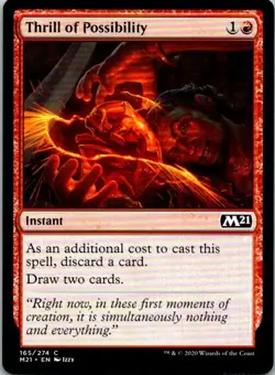 Thrill Of Possibility Magic The Gathering 2021 Core Mint X1 - Image 1