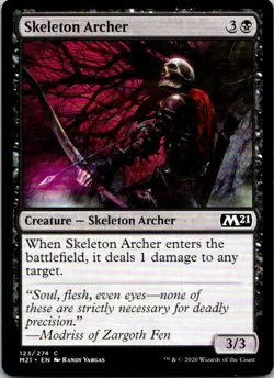 Skeleton Archer Magic The Gathering 2021 Core Mint X1 - Image 1